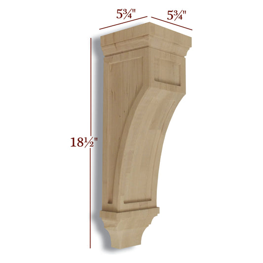 Medium Full Window Contemporary Mission Corbel