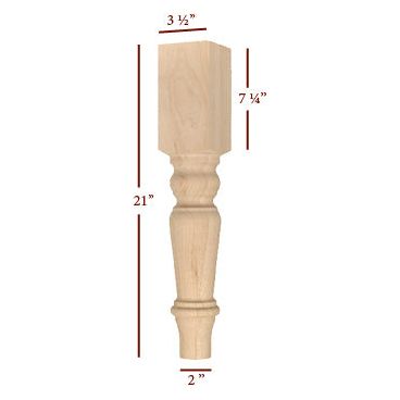 Harvest End Table Leg