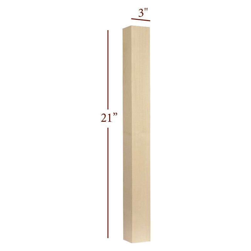 21" Small Skyline Furniture Table Leg