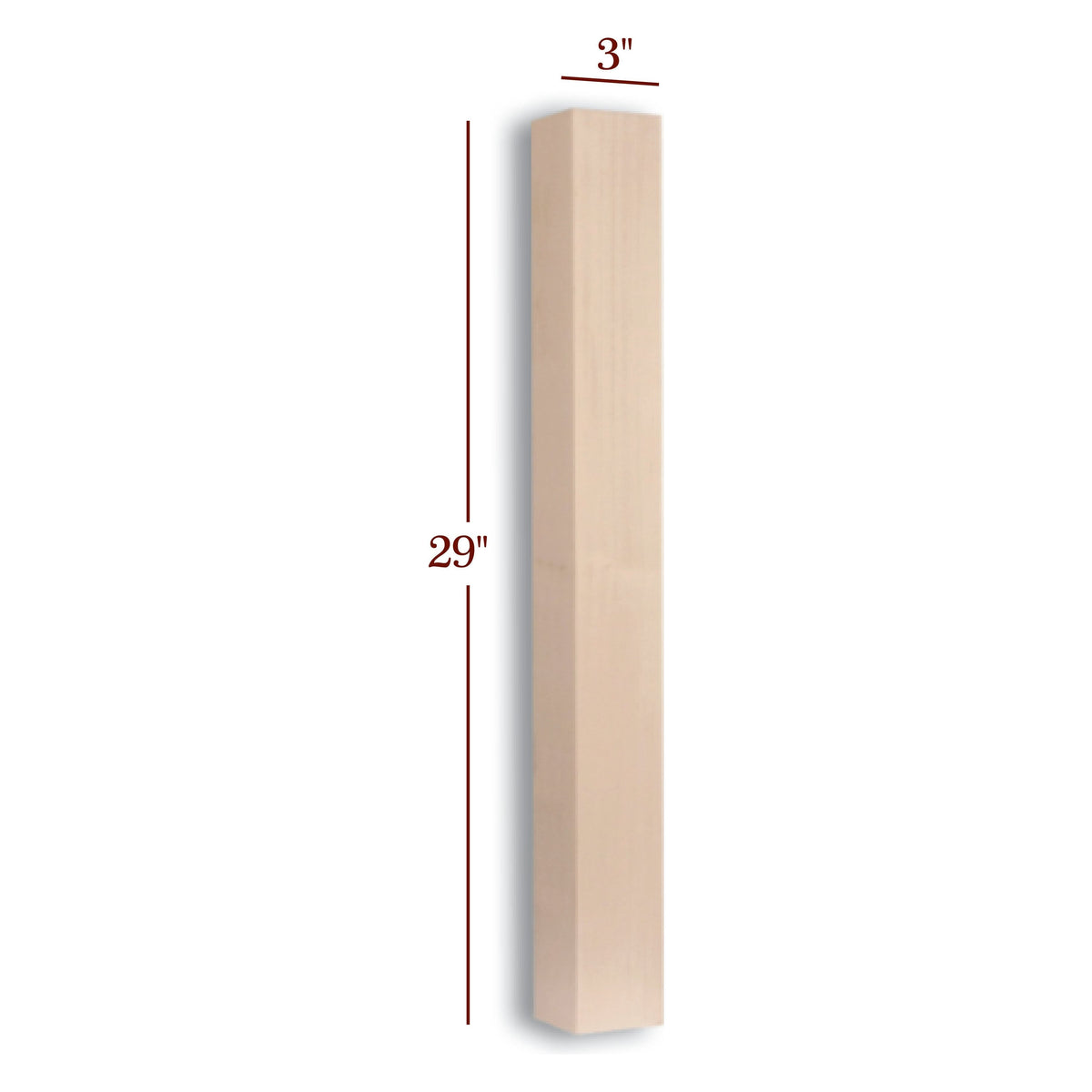 29" Small Skyline Furniture Table Leg