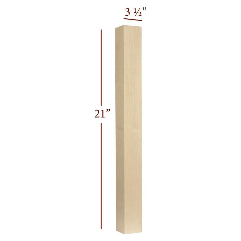 21" Medium Skyline Furniture Table Leg