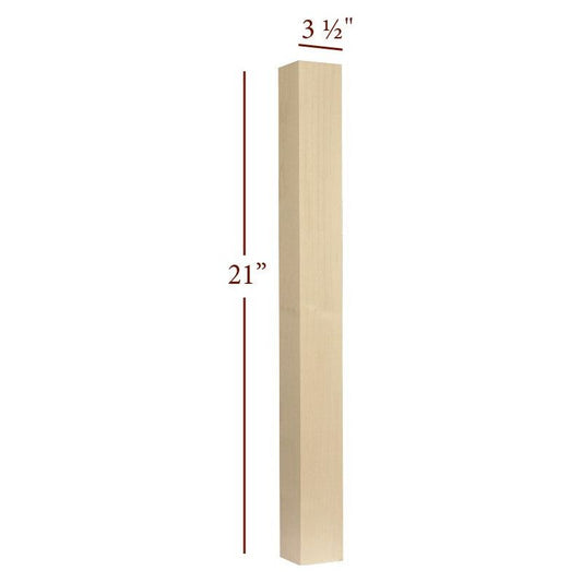 21" Medium Skyline Furniture Table Leg