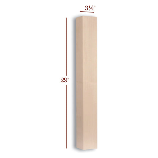 29" Medium Skyline Furniture Table Leg