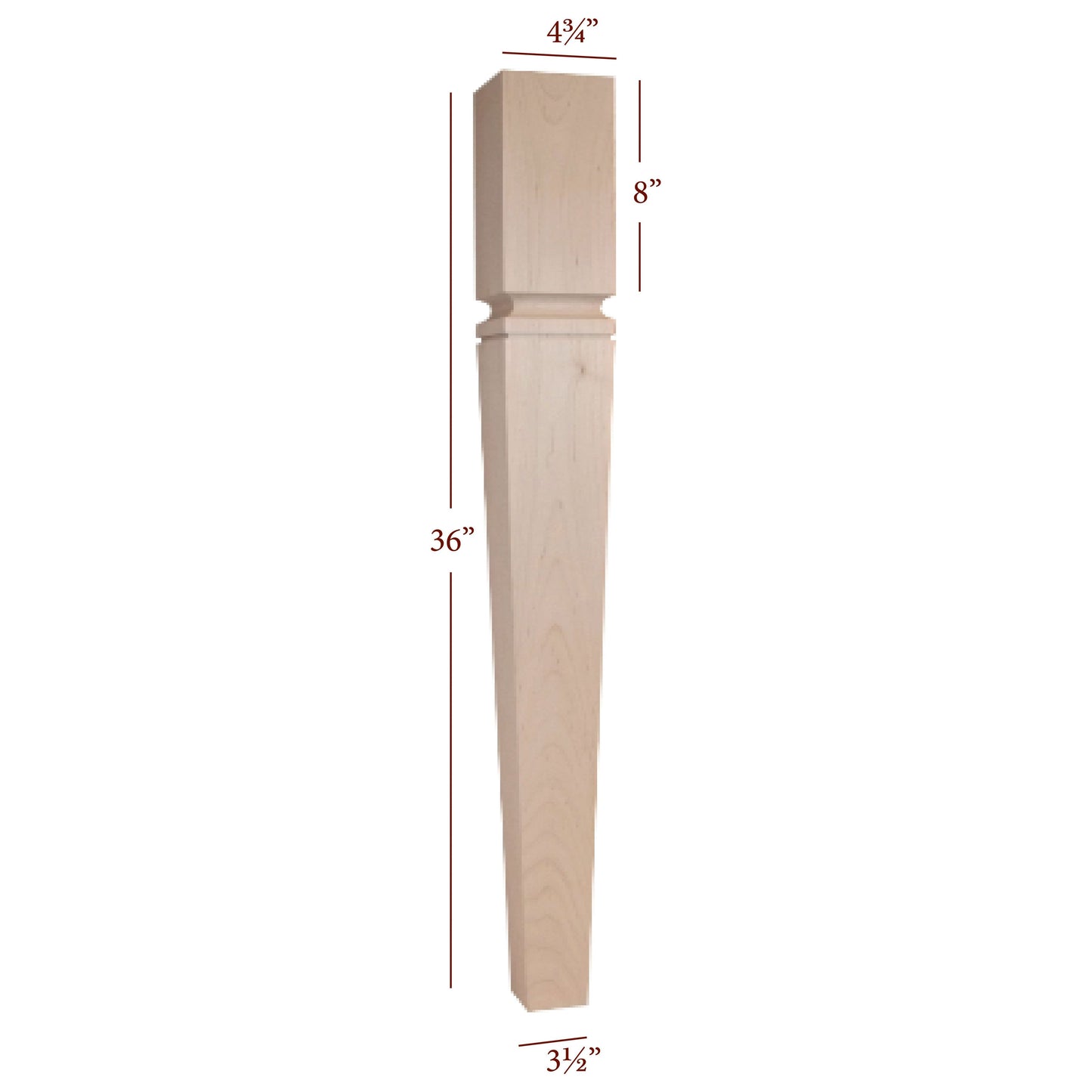 Massive Tapered Mission Island Leg