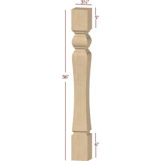 Medium Square Brunswick Island Leg