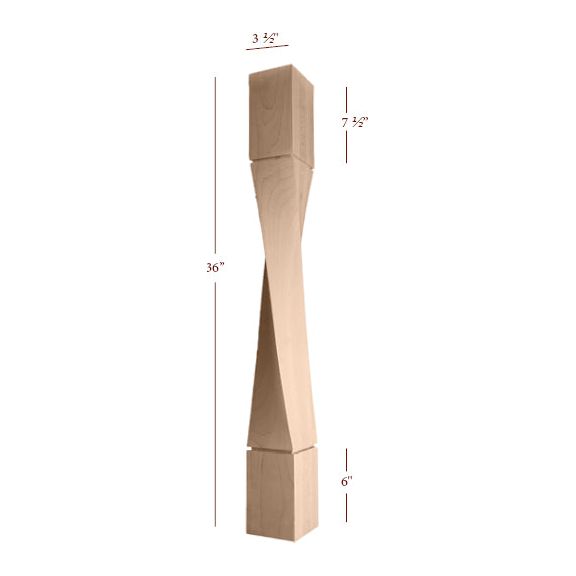 Helix Medium Right Twist Island Leg