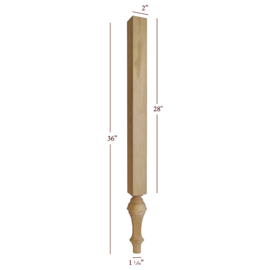 Grand Plain Traditional Furniture Vanity Leg