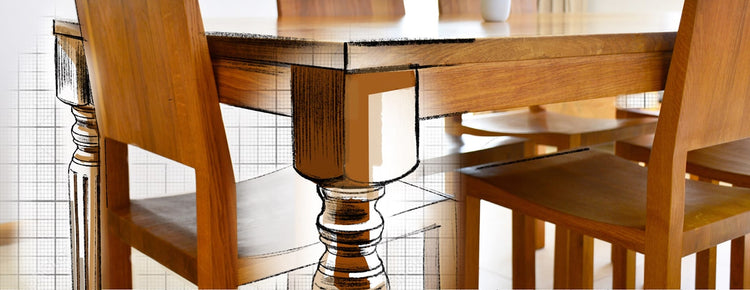 Table Post Design Wooden Table Legs & Posts | Fancy Table Legs