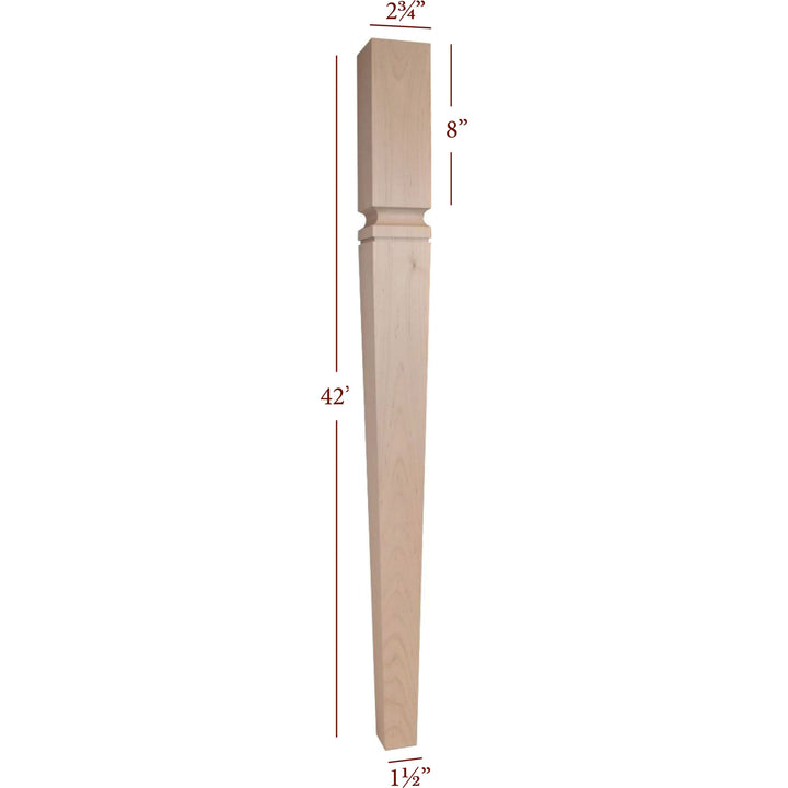 Handcrafted Wooden Table Legs & Posts | Modern Furniture Legs – Fancy ...