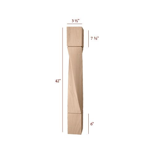Handcrafted Wooden Table Legs & Posts | Modern Furniture Legs – Fancy ...