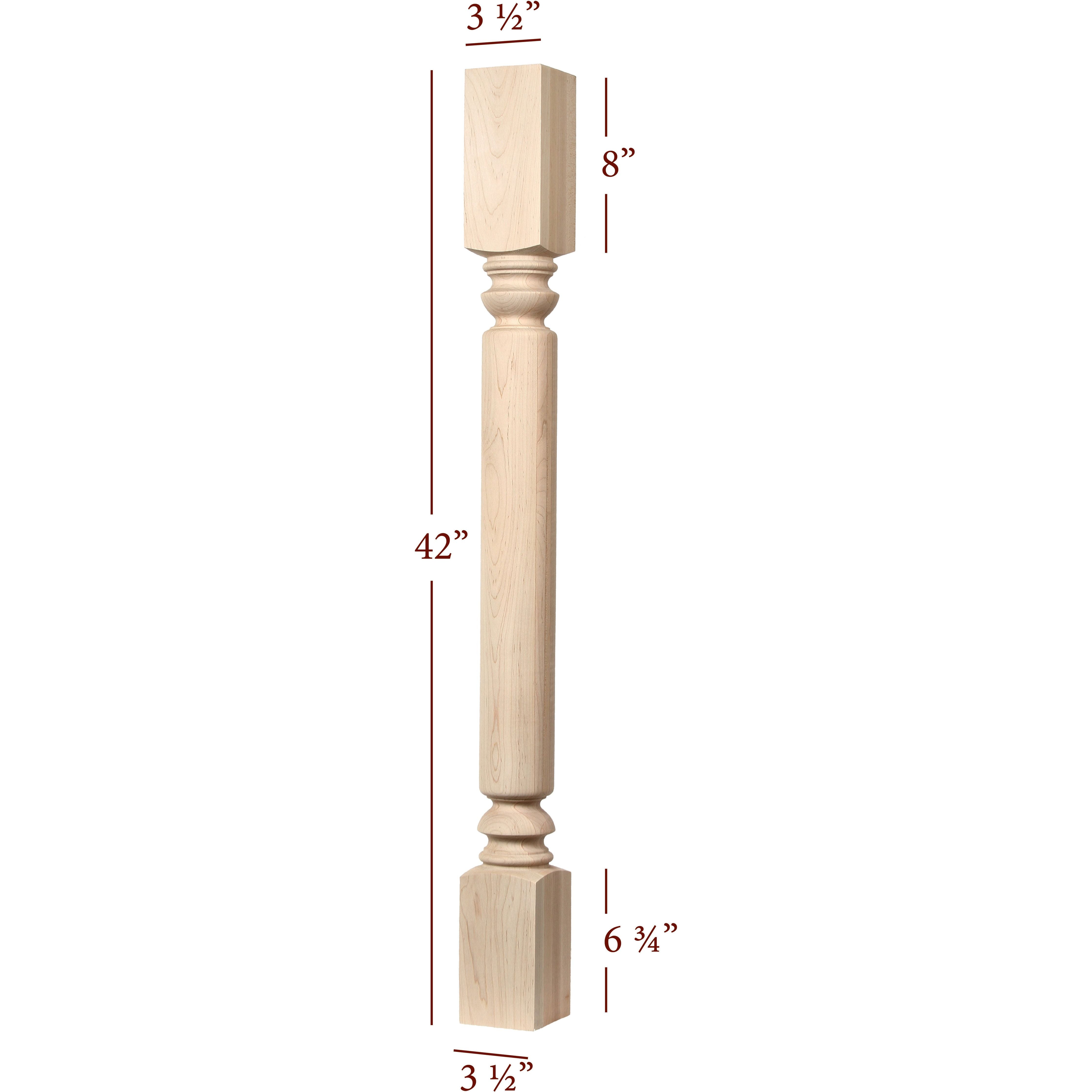 Medium Madison Bar Post – Fancy Table Legs