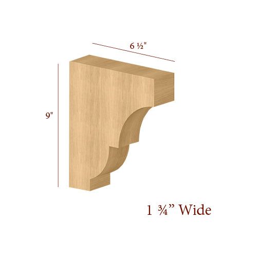 Narrow Medium Craftsman Bar Bracket