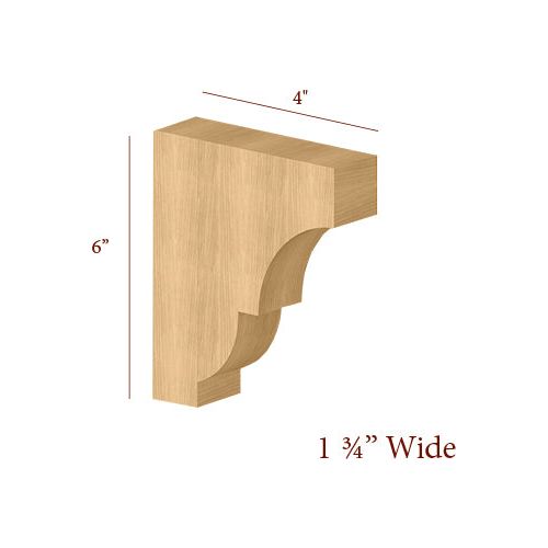 Narrow Extra Small Craftsman Bar Bracket