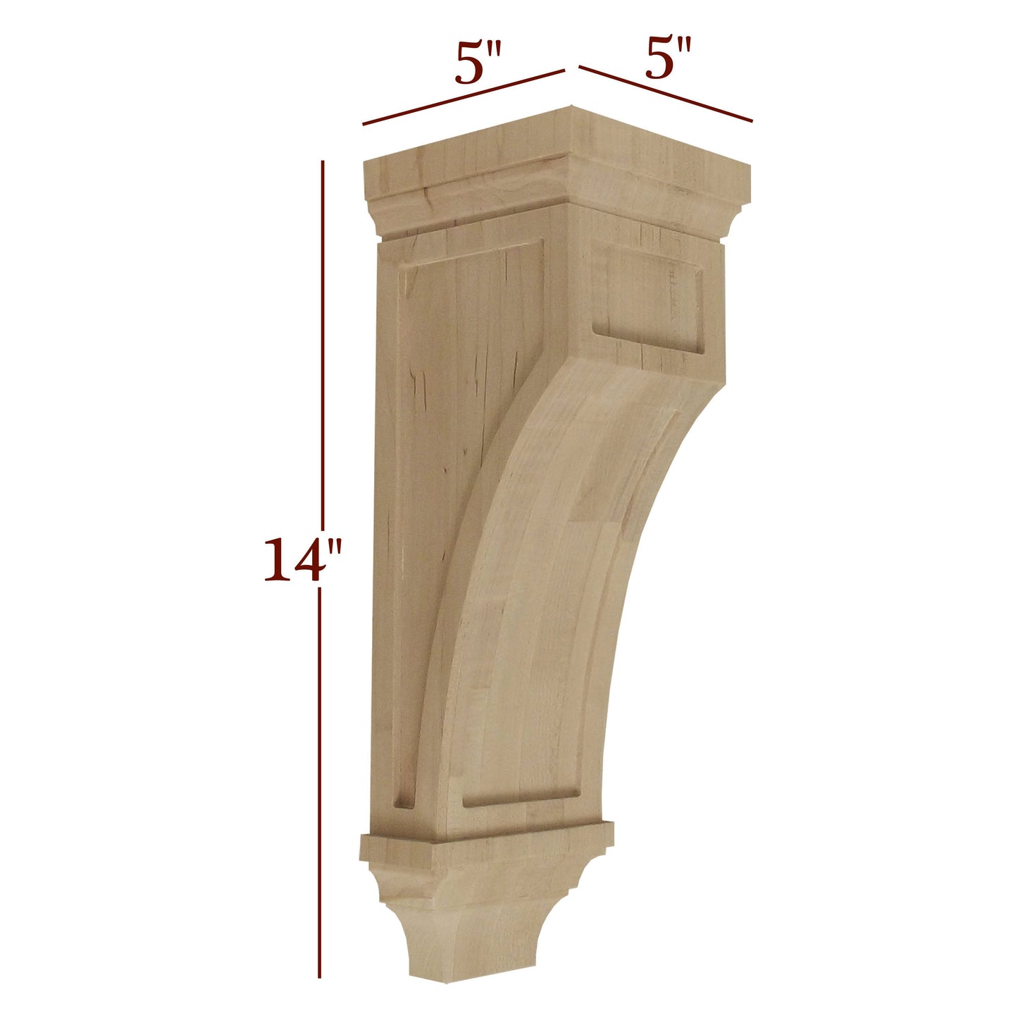 Small Full Window Contemporary Mission Corbel