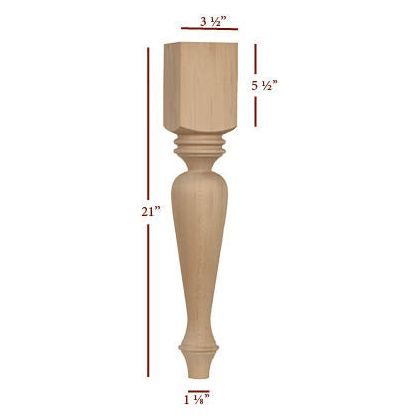 Monte Cristo End Table Leg