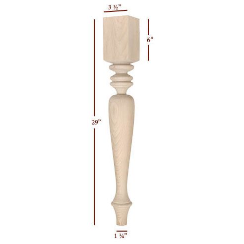 Monte Cristo Dining Table Leg