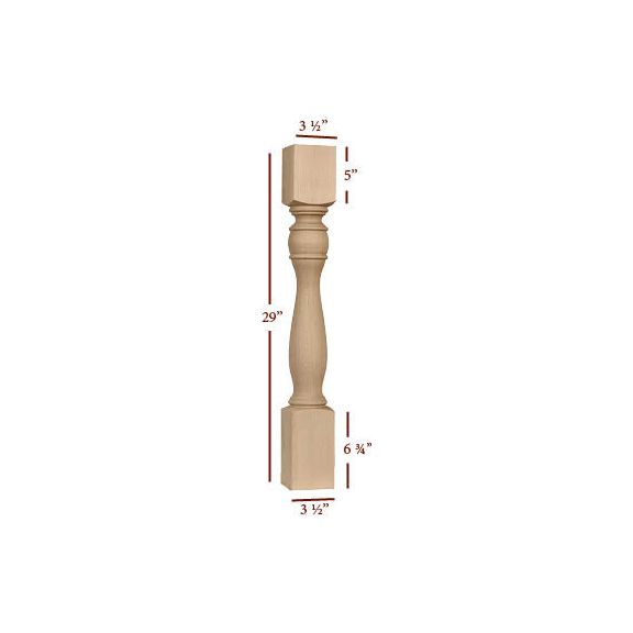 Santa Fe Dining Table leg – Fancy Table Legs