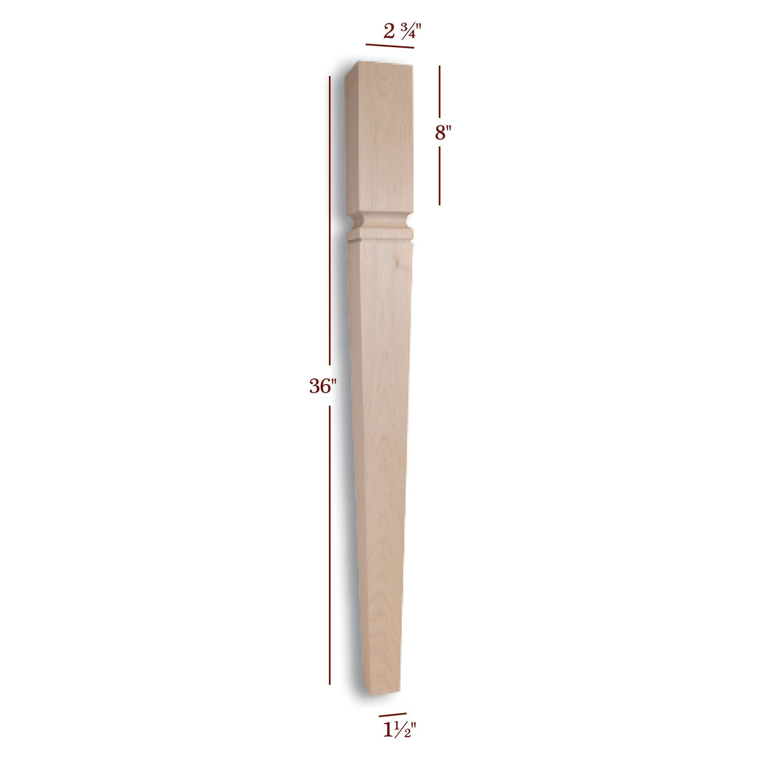 Wooden Table Legs & Posts | Fancy Table Legs