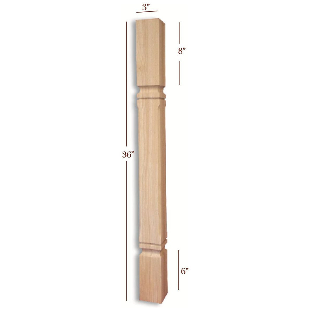 36 Inch Table Legs & Posts | Fancy Table Legs