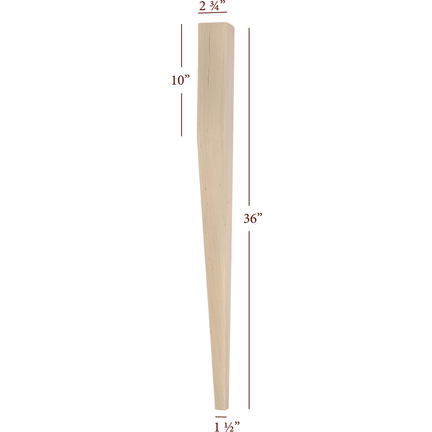 Small Two Sided Taper Cosmo Island Leg