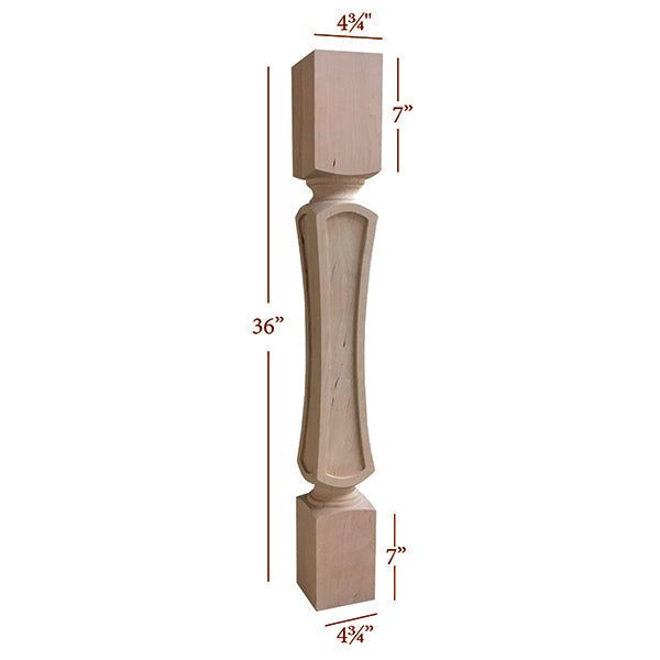 Massive Emma Island Leg – Fancy Table Legs
