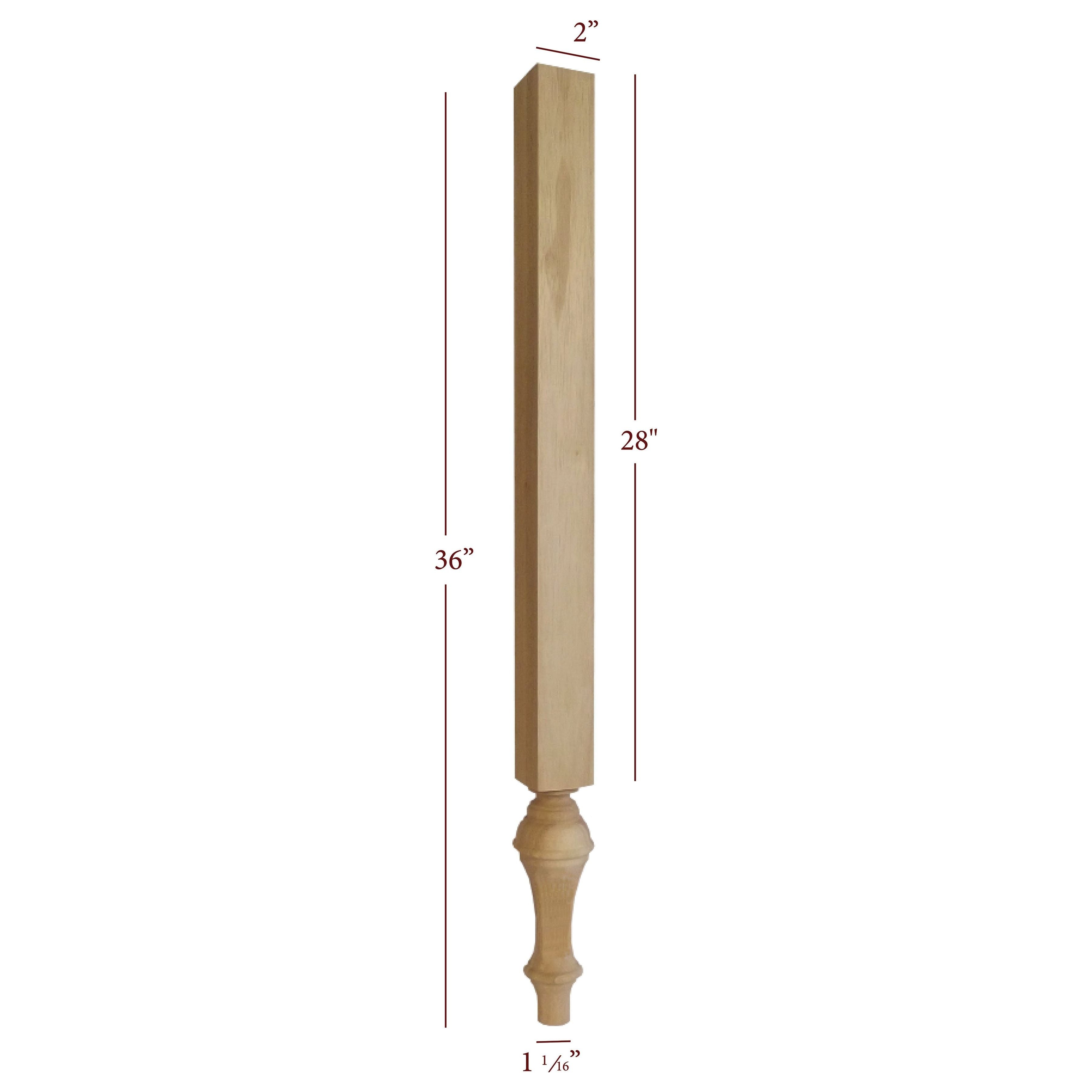 Wooden Table Legs & Posts | Fancy Table Legs